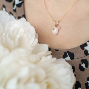Festive collier lait maternel gold filled