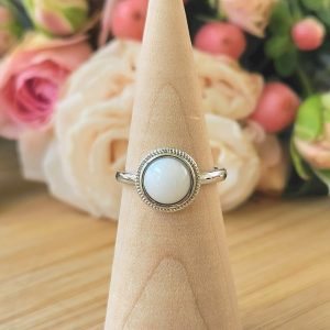 Solidaire bague lait maternel en argent 925