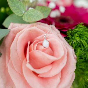 Mysérieuse collier argent au lait maternel